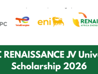 Apply Now: 2026 NNPC-Renaissance JV University Scholarship Opens for Nigerian Undergraduates