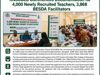 KNSUBEB Begins Documentation for 4,000 Teachers in Kano