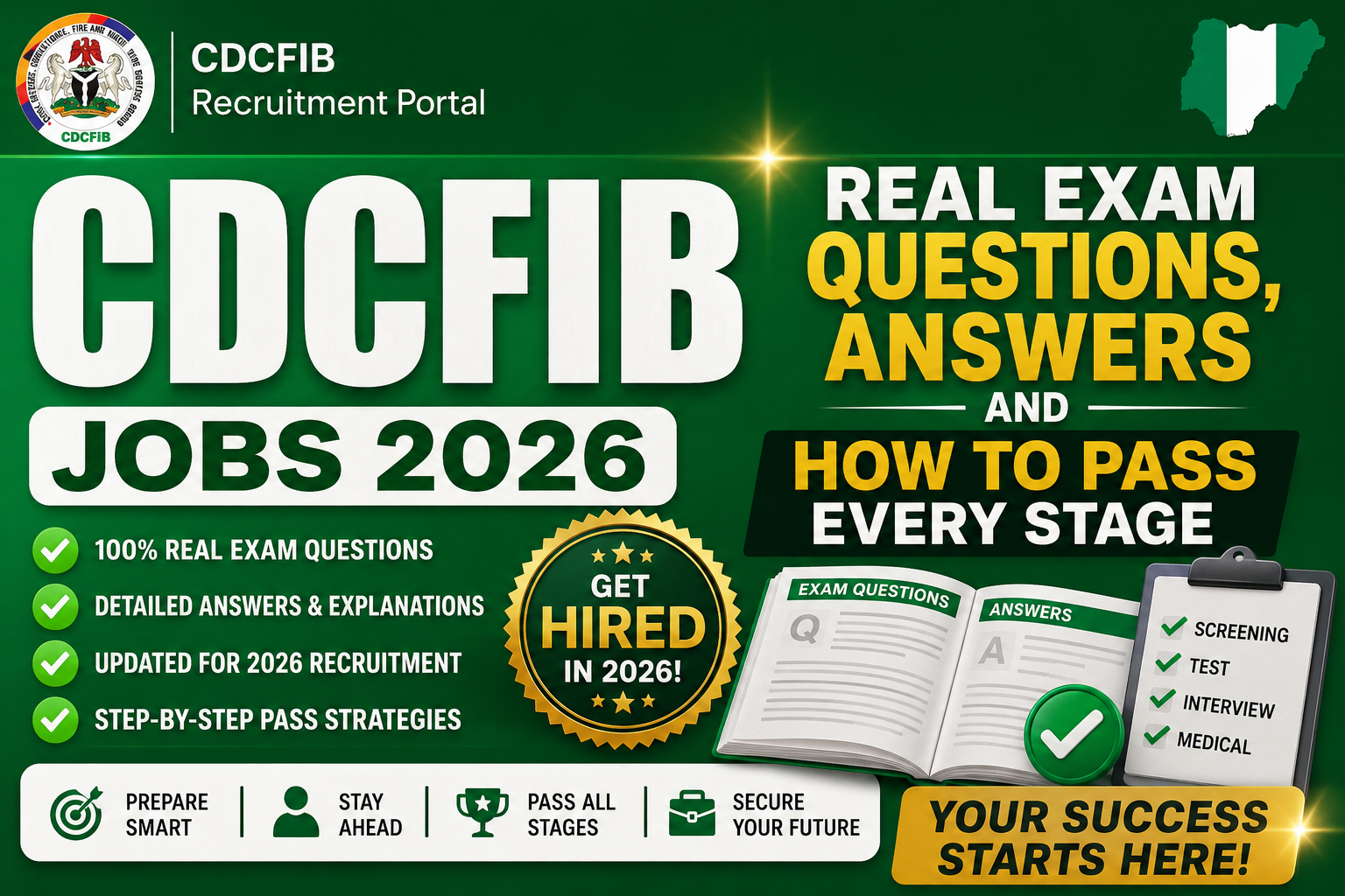 CDCFIB Jobs 2026: Real Exam Questions, Answers and How to Pass Every ...