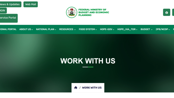 Federal Ministry of Budget and Economic Planning Recruitment Complete Application Guide Federal Ministry of Budget and Economic Planning Recruitment: Complete Application Guide