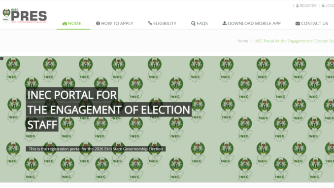 INEC Ad-Hoc Staff Recruitment 2026_2027 Complete INECPRES Application Guide INEC Ad-Hoc Staff Recruitment 2026: Complete INECPRES Application Guide