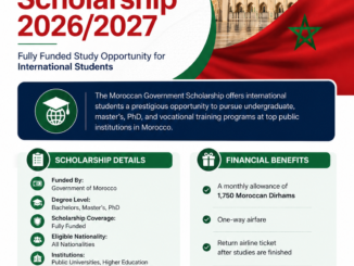 Moroccan Government Scholarship 2026