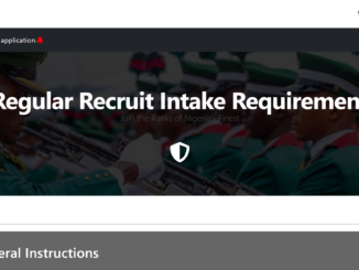 Nigerian Army Recruitment 2026 (91RRI): Complete Regular Recruits Intake Application Guide