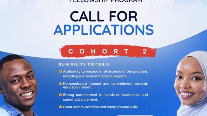Youth Vanguards for Education Fellowship Program 2026 in Nigeria: Apply Now, Eligibility Requirements, Benefits, and Application Deadline
