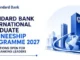 Standard Bank International Graduate Traineeship Programme 2027: Apply for Banking Graduate Jobs in Africa | Eligibility, Programme Areas & Application Guide