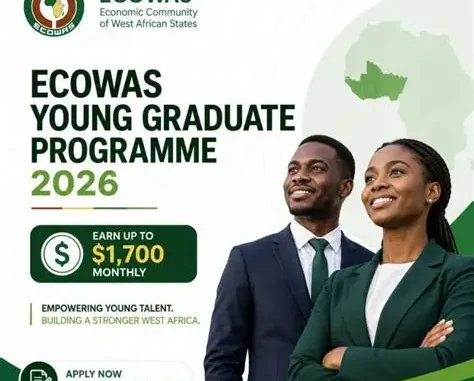 ECOWAS Graduate Trainee Programme 2026: Fully Paid One-Year Training, Eligibility Requirements and How to Apply ECOWAS Graduate Trainee Programme 2026: Fully Paid One-Year Training, Eligibility Requirements and How to Apply