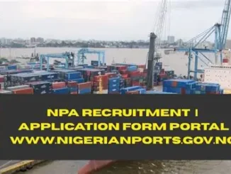 Nigerian Ports Authority NPA Recruitment 2026: Pilot Trainee Job